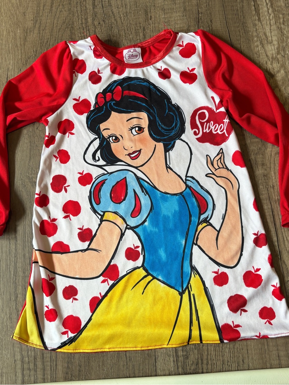 Vintage Retro 2012 Y2K Disney Snow White Girls Nightgown Pajamas Sz 4